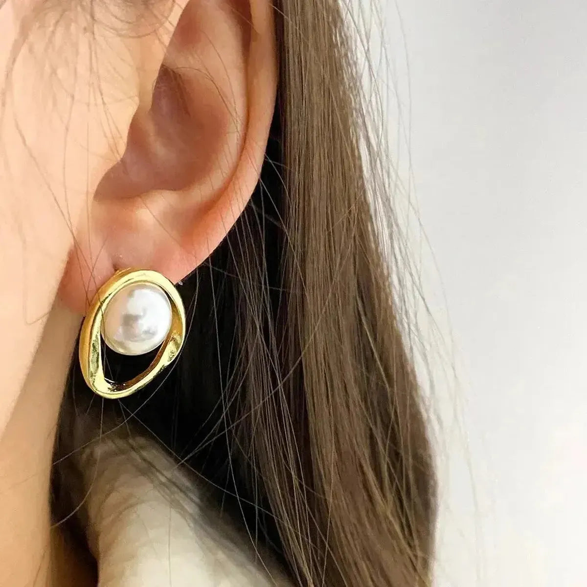 Clous Or Perle Irreguliers Chic-Saylana