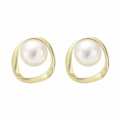 Clous Or Perle Irreguliers Chic - Saylana