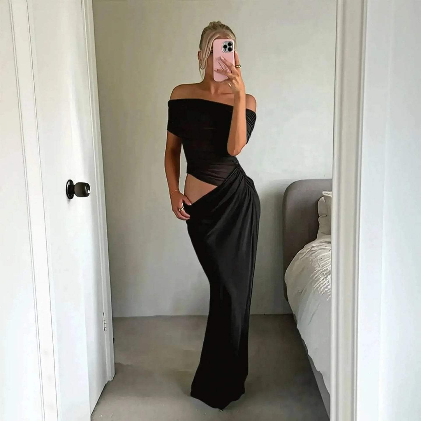 Col Asymétrique & Coupe Slim - Saylana