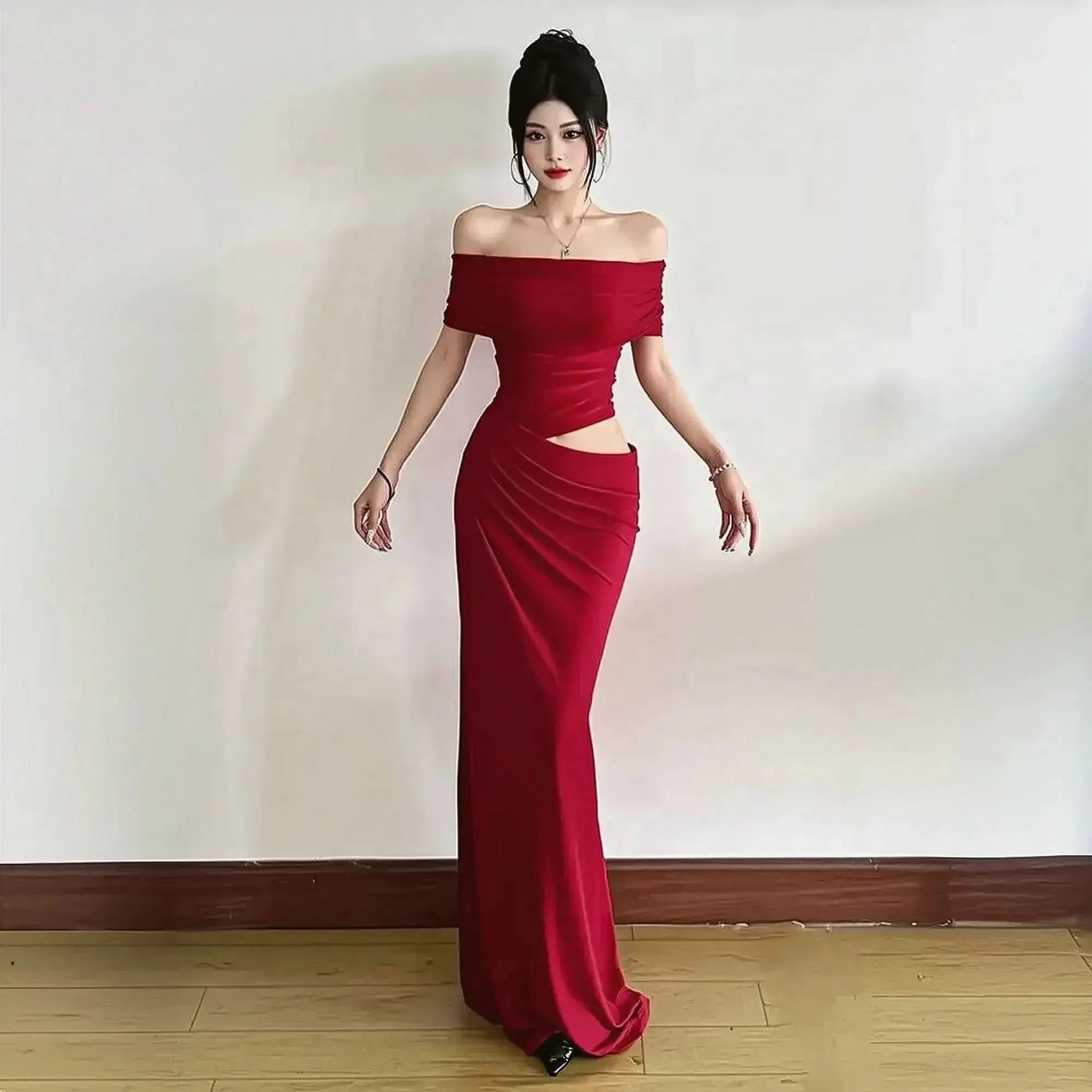 Col Asymétrique & Coupe Slim - Saylana