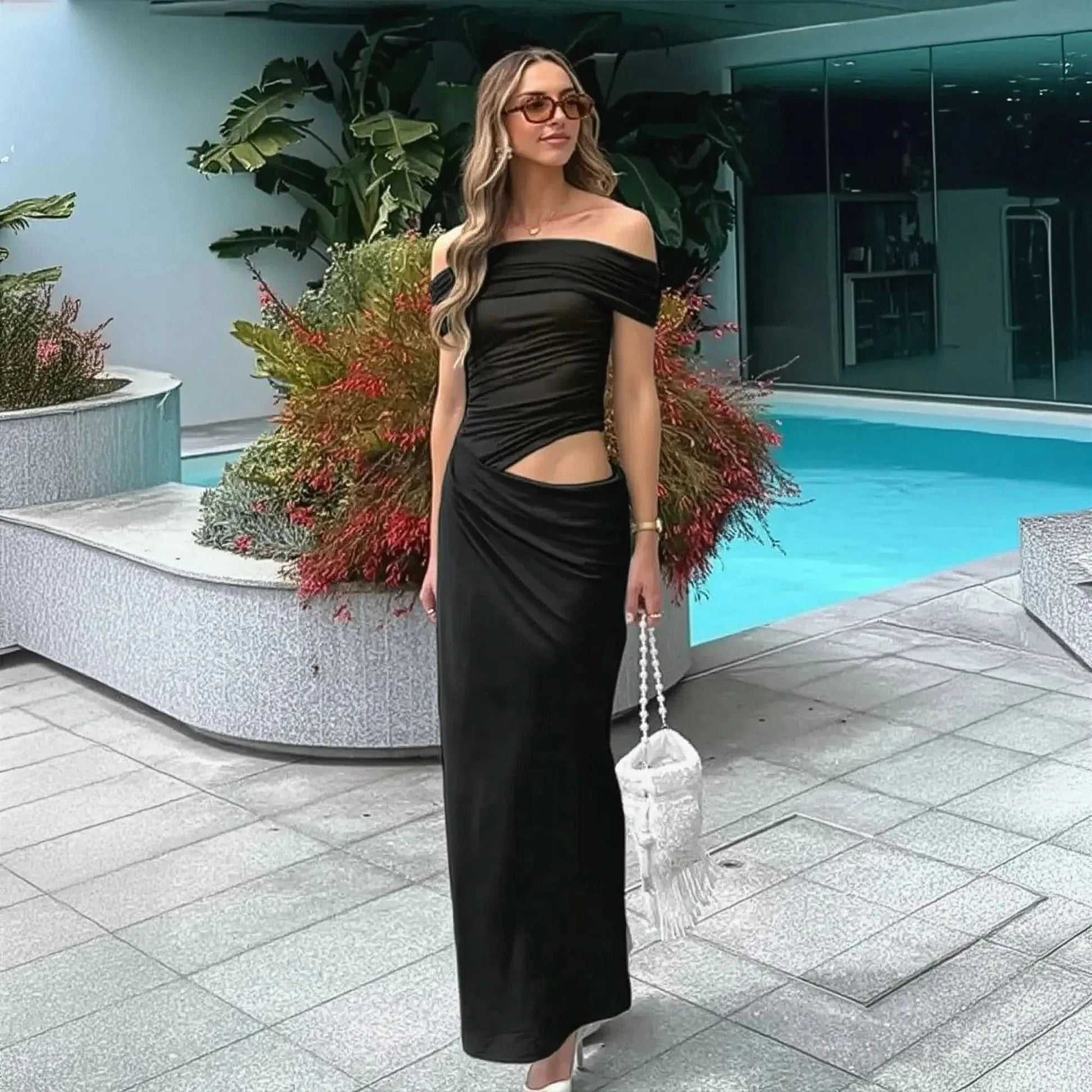 Col Asymétrique & Coupe Slim - Saylana