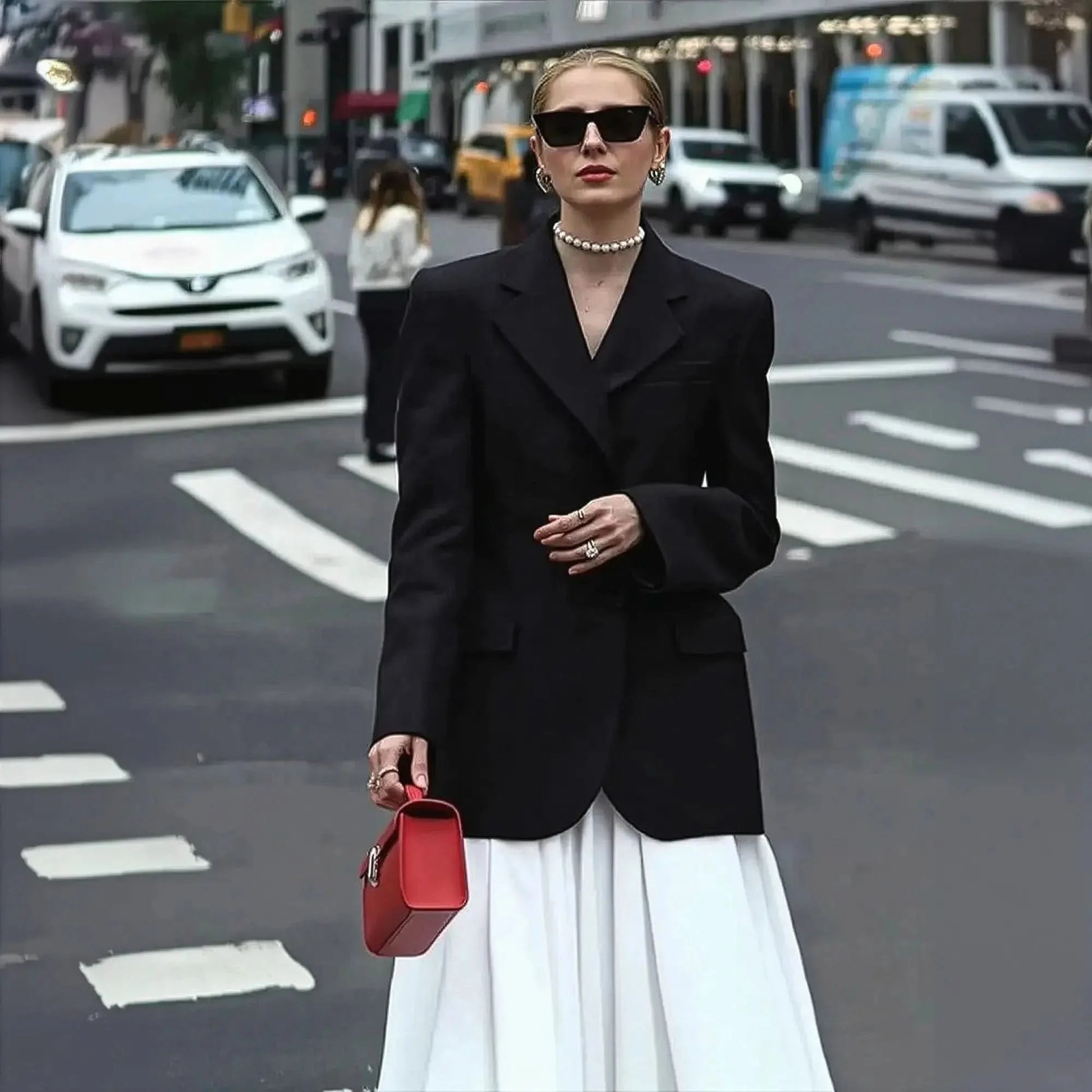 Col V Élégant Style Bureau - Saylana