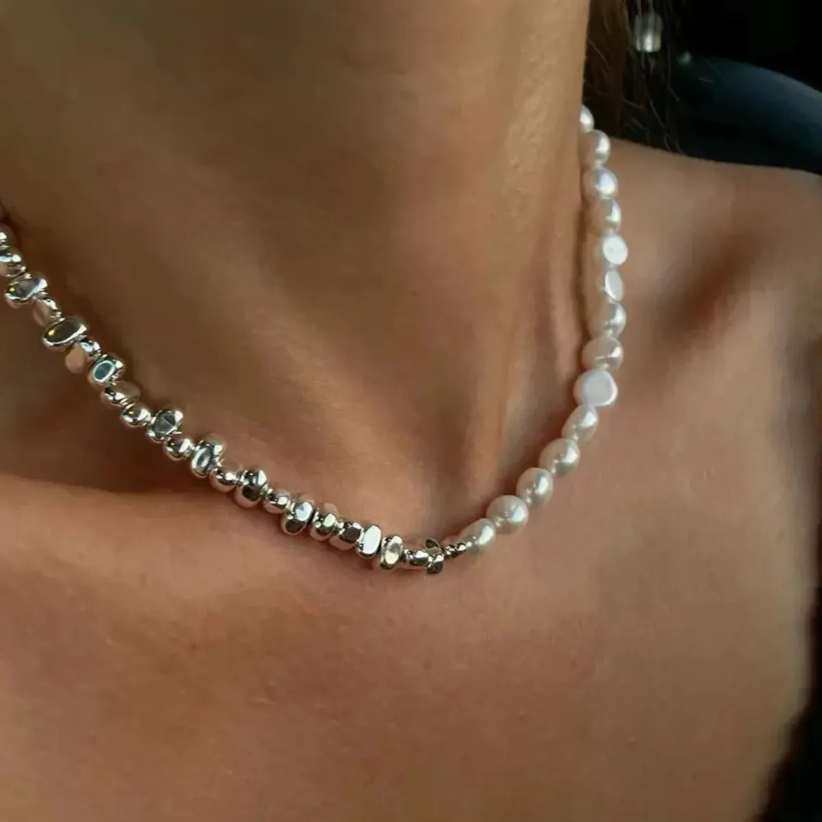Collier Cœur Pierre Rose Élégant-Saylana