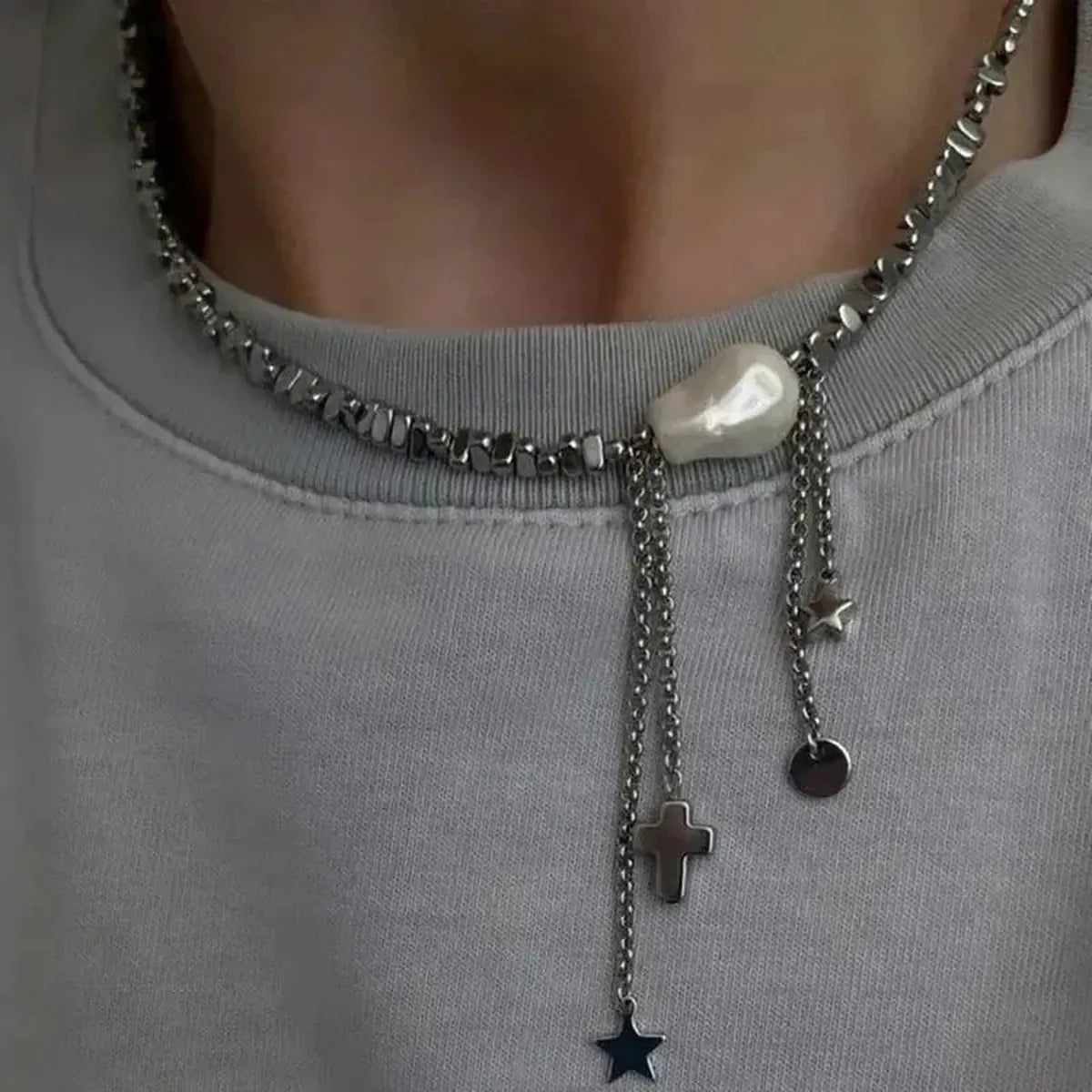 Collier Cœur Pierre Rose Élégant-Saylana