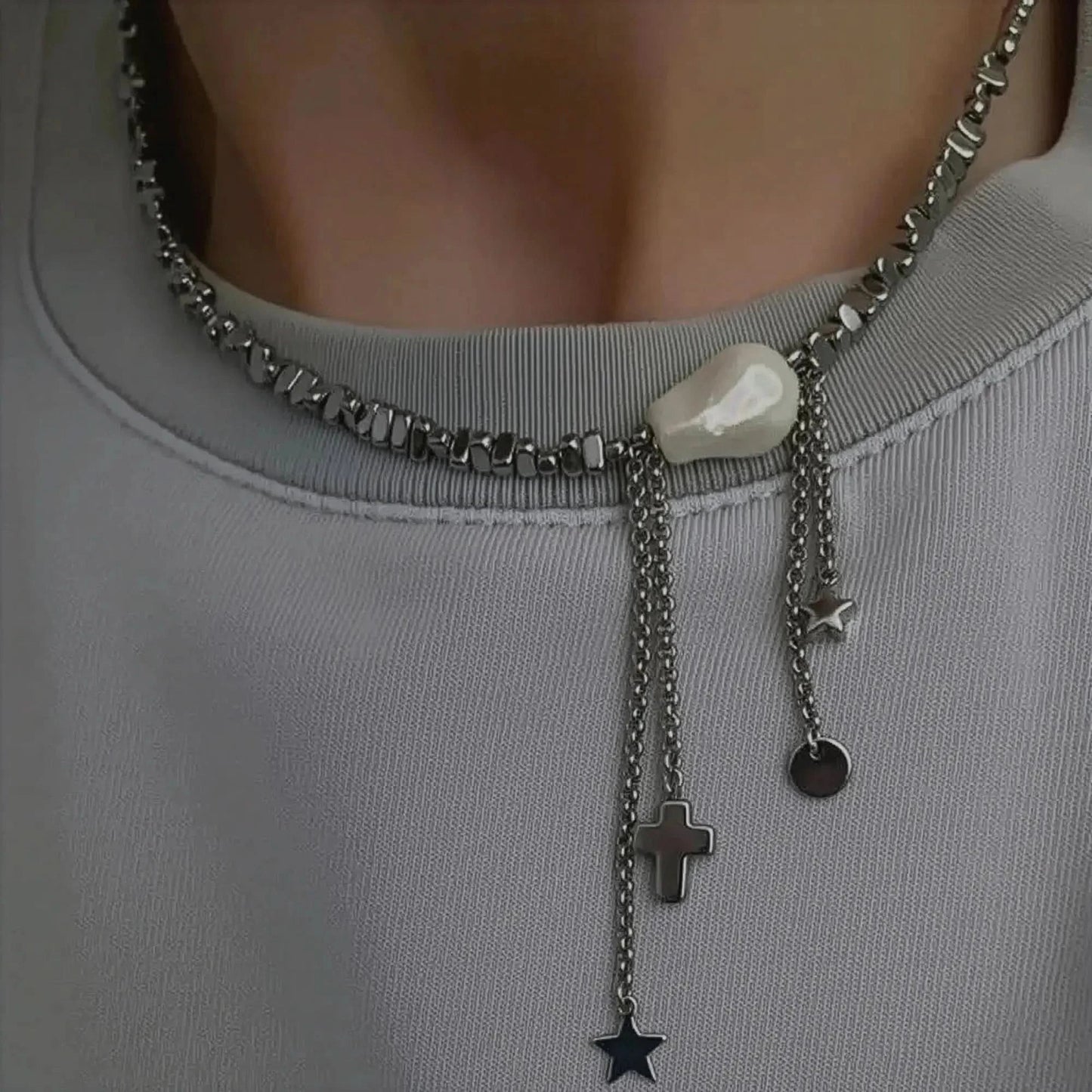 Collier Cœur Pierre Rose Élégant - Saylana