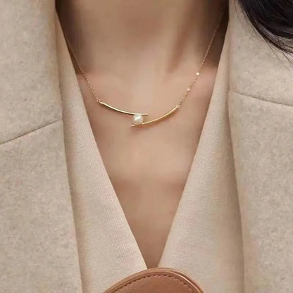 Collier Papillon Brillant Double Rang-Saylana