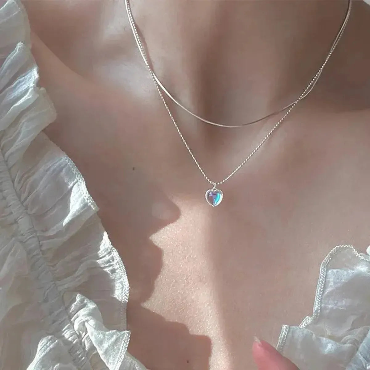 Collier Papillon Brillant Double Rang-Saylana