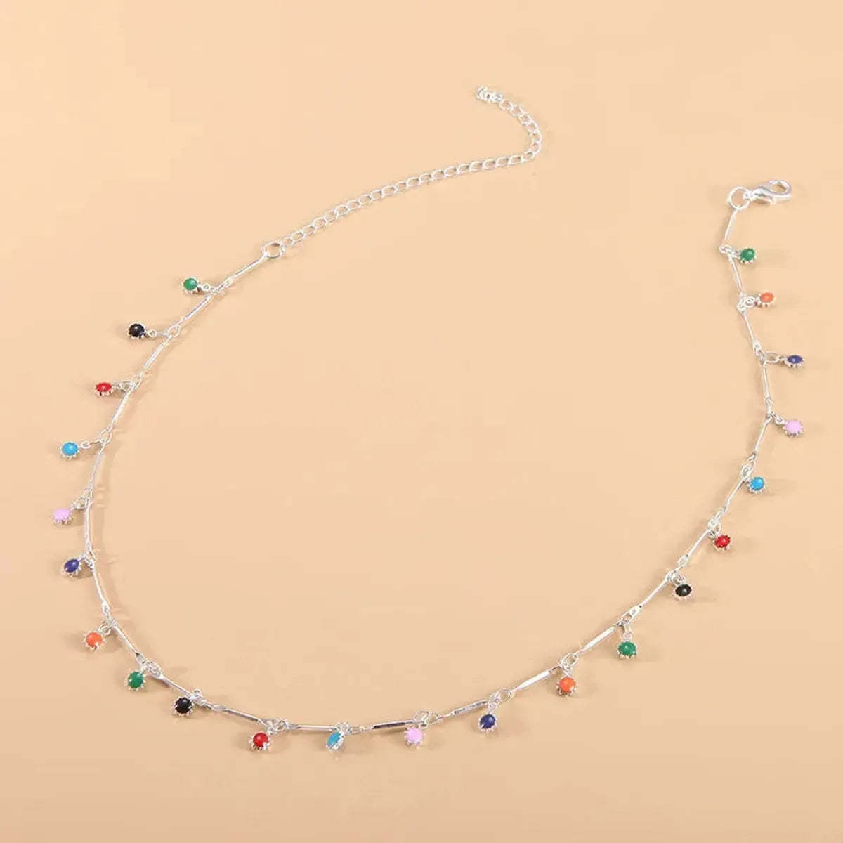 Collier Pompon Couleur Bonbon-Saylana