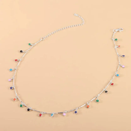 Collier Pompon Couleur Bonbon-Saylana