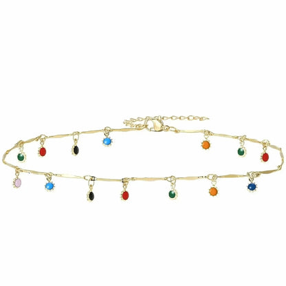 Collier Pompon Couleur Bonbon - Saylana