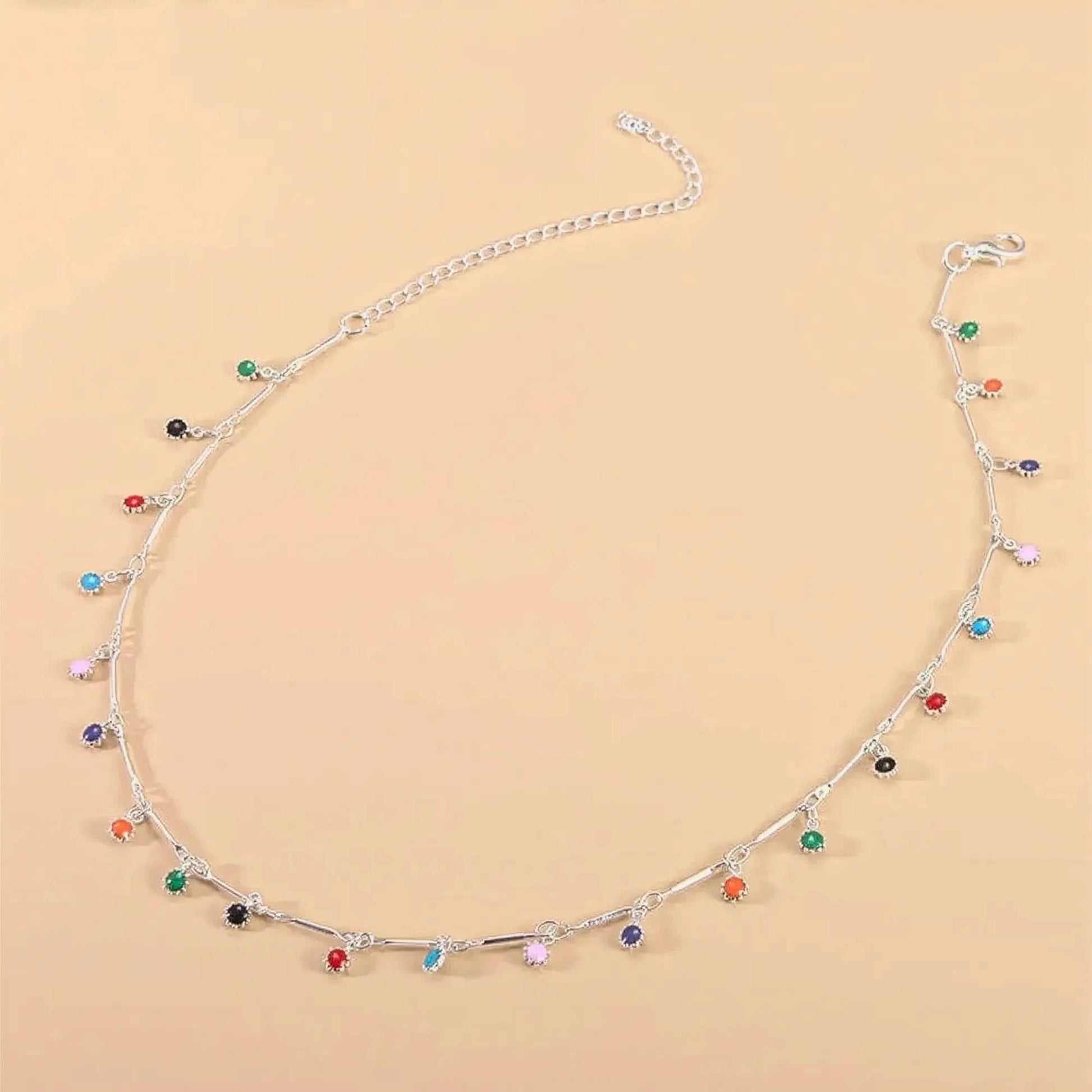 Collier Pompon Couleur Bonbon - Saylana