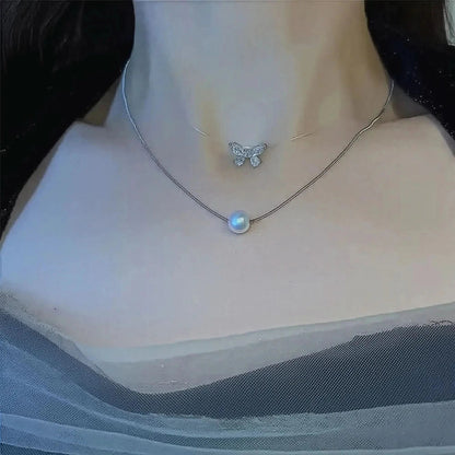 Collier Ras - du - Cou Goth Perlé - Saylana