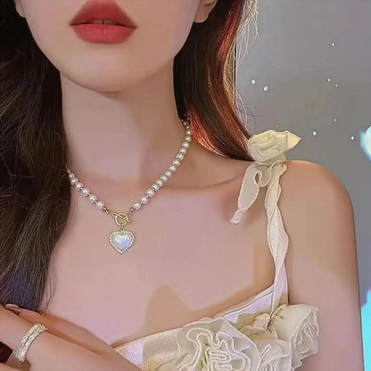 Collier Ras - du - Cou Goth Perlé - Saylana