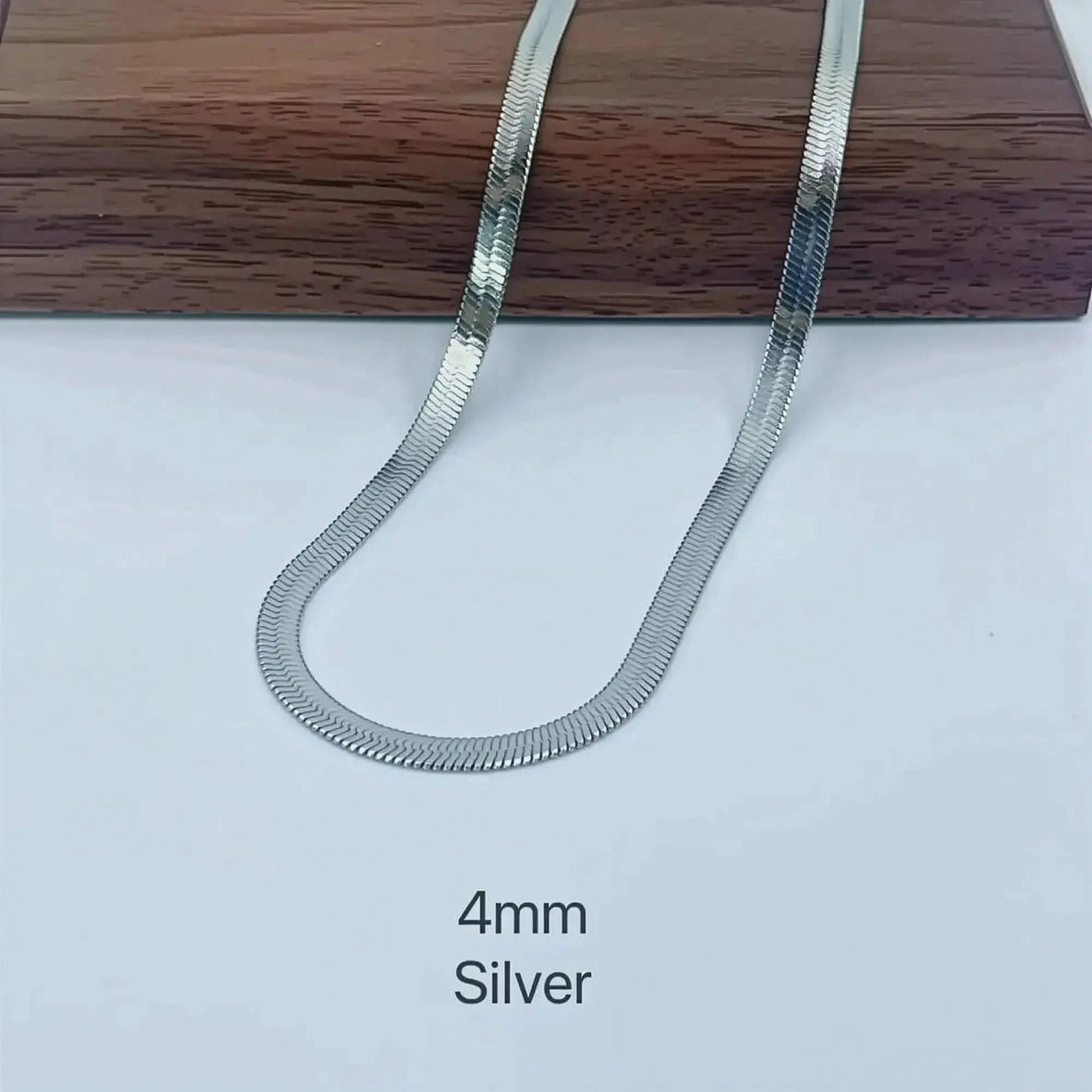 Collier Serpent Acier Doré Chic - Saylana