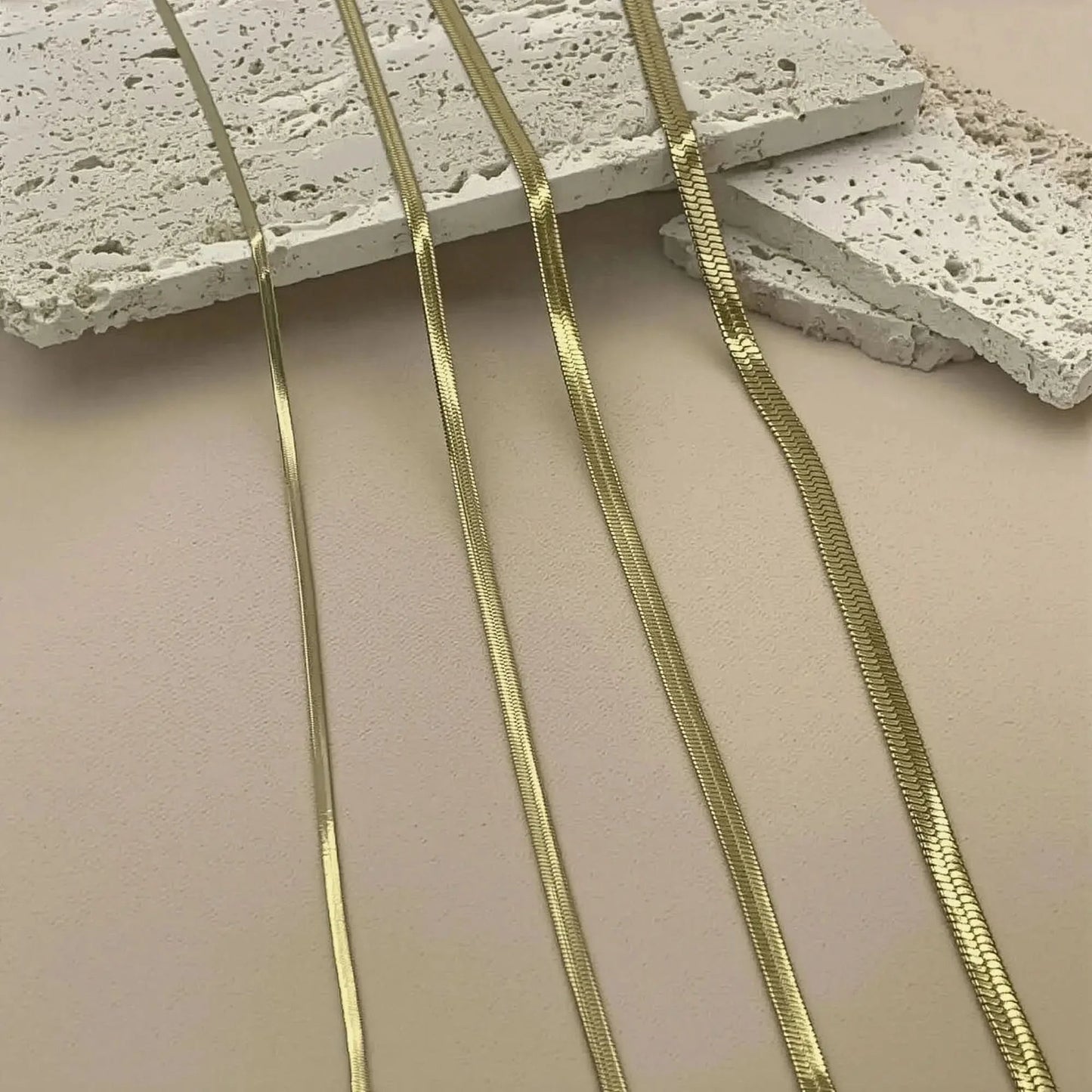 Collier Serpent Acier Doré Chic - Saylana