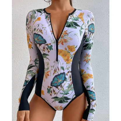 Combinaison Plage Fermeture Zippée-Saylana