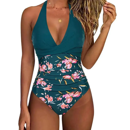 Combinaison Plage Sexy Imprimé Animal-Saylana