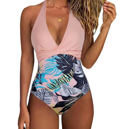 Combinaison Plage Sexy Imprimé Animal-Saylana