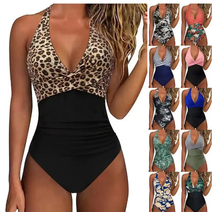Combinaison Plage Sexy Imprimé Animal-Saylana
