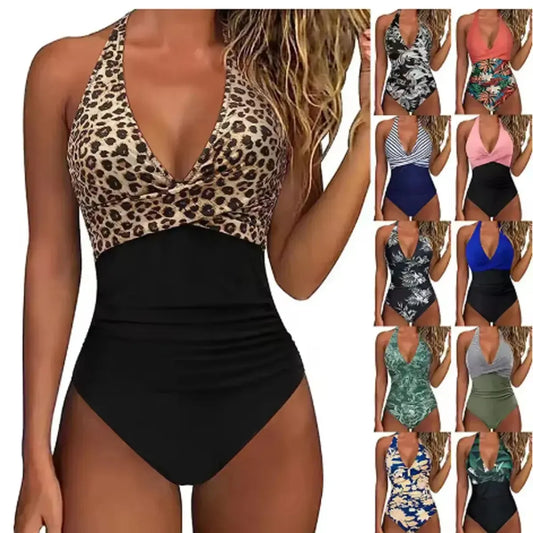 Combinaison Plage Sexy Imprimé Animal-Saylana