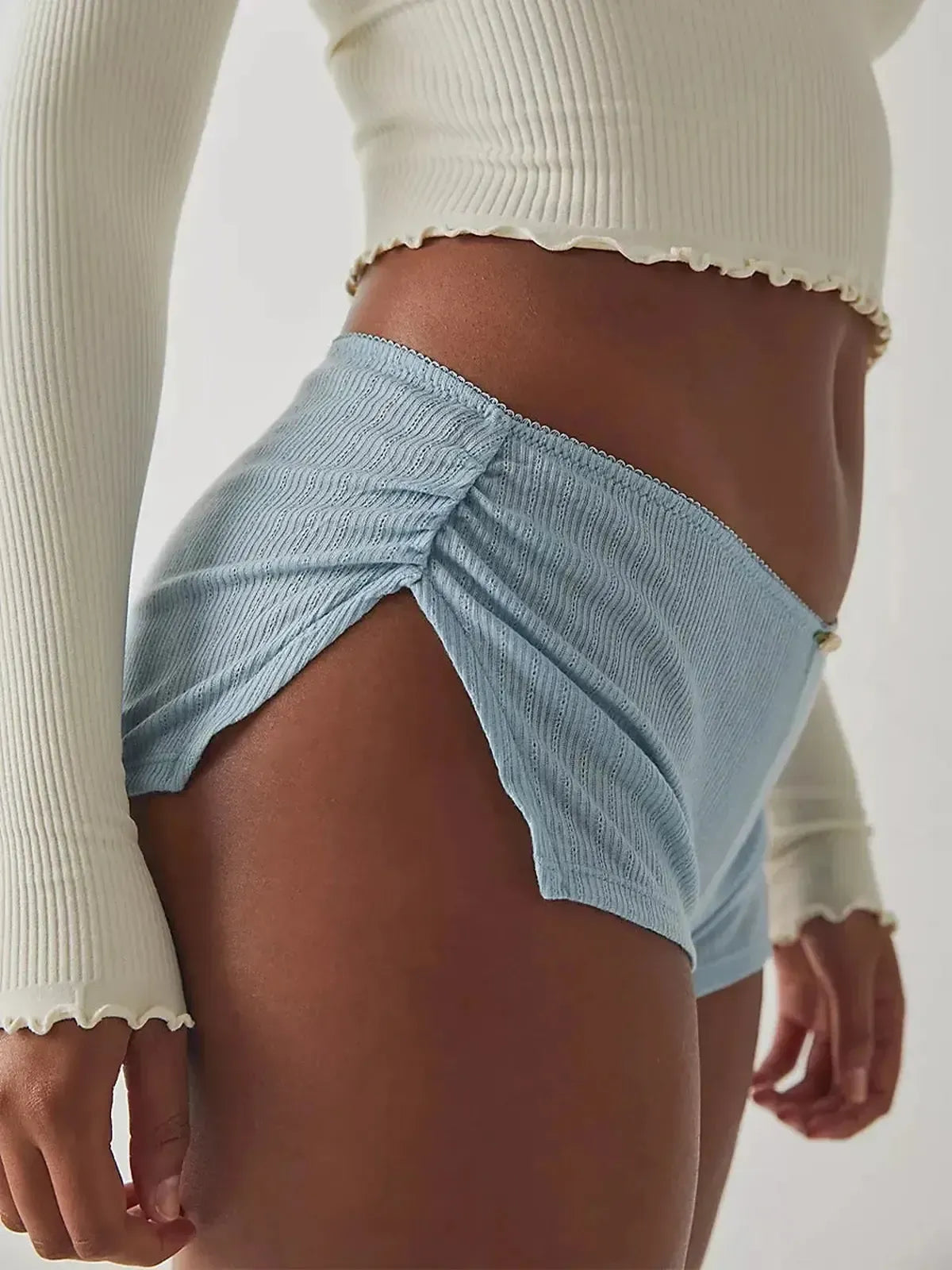 Confort doux et coupe fendue pour nuits relax-Saylana