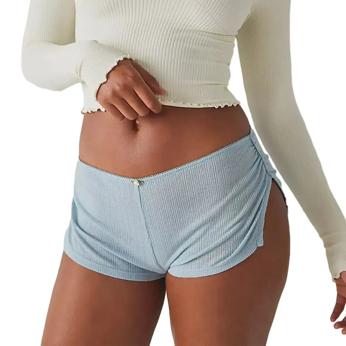 Confort doux et coupe fendue pour nuits relax-Saylana