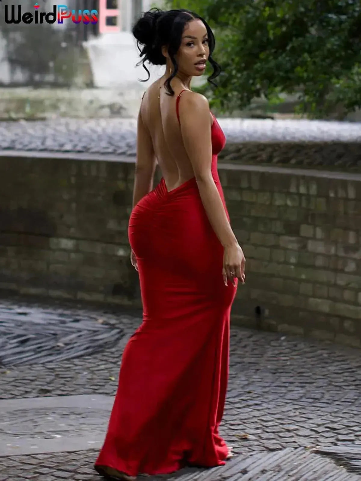 Coquette Bodycon V-Neck Chic-Saylana
