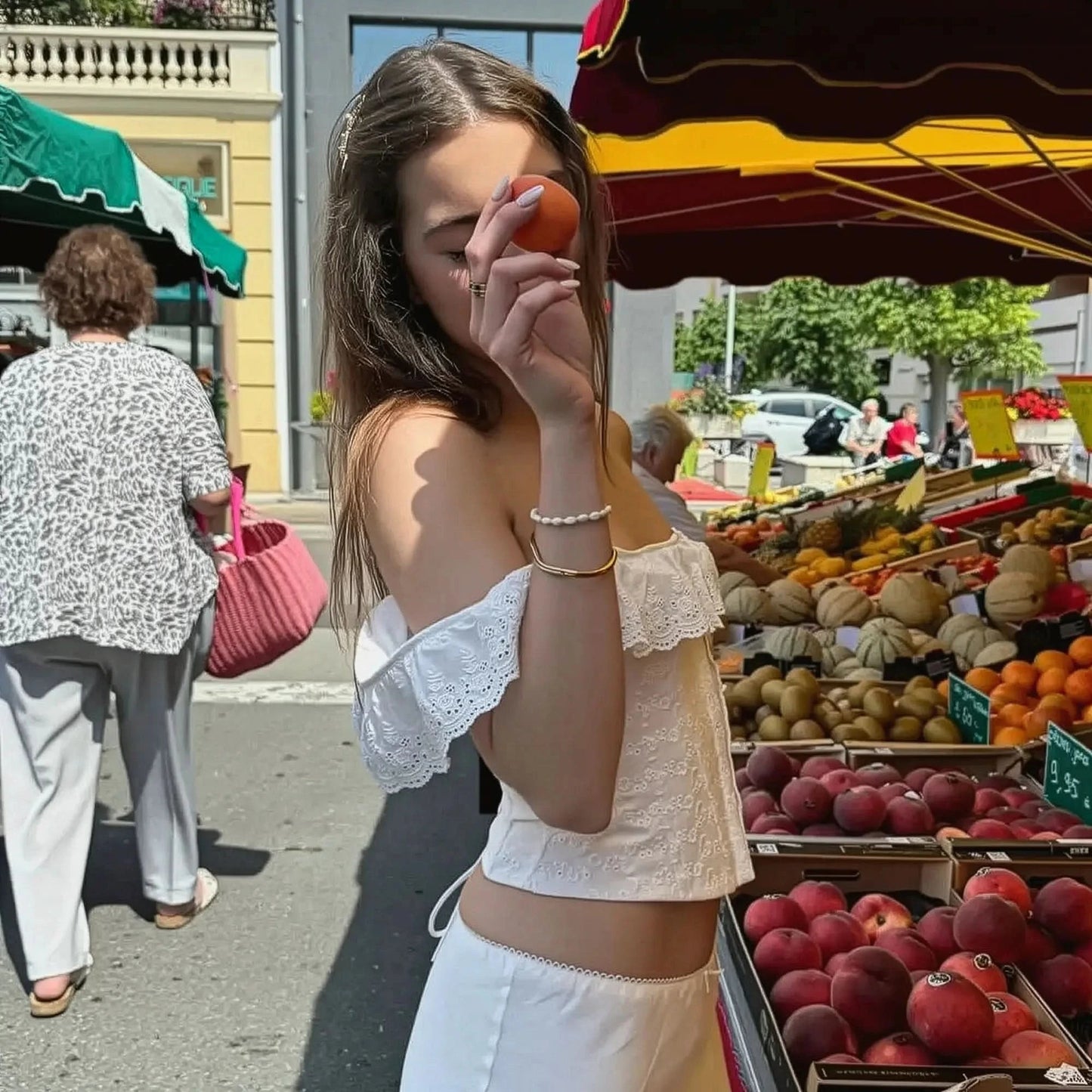 Corset court à lacets été - Saylana