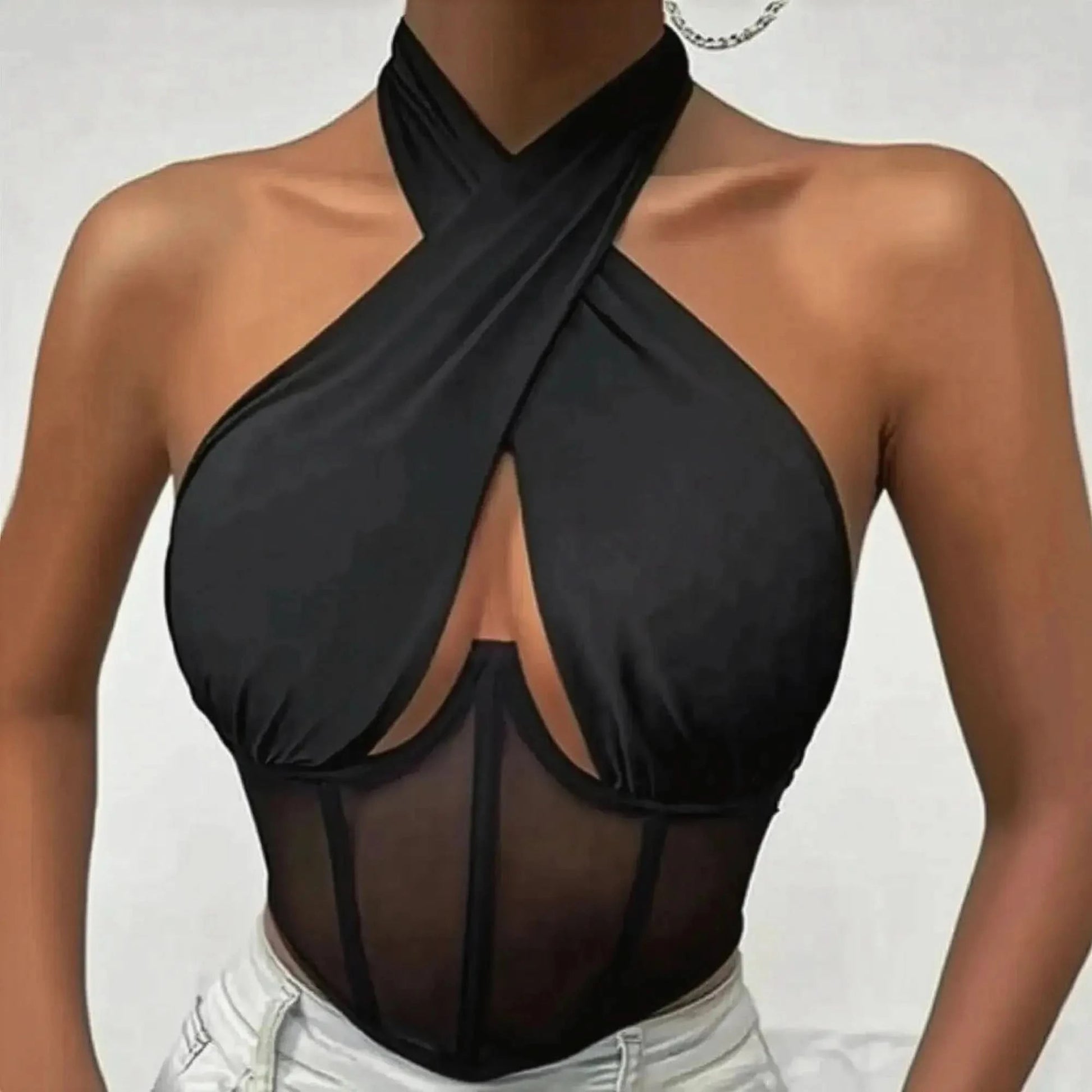 Corset Fishbone Dos Nu - Saylana