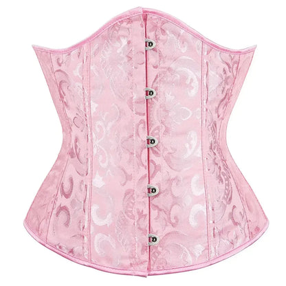Corset Gothique Femme Jacquard-Saylana