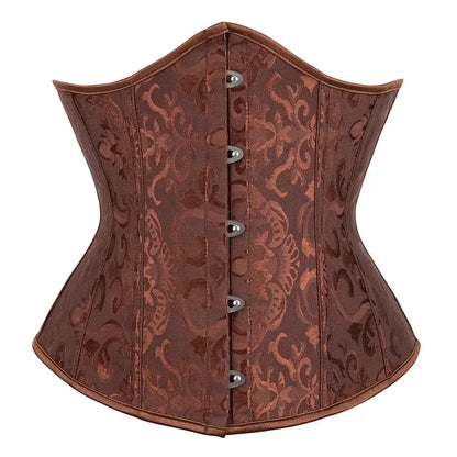 Corset Gothique Femme Jacquard-Saylana