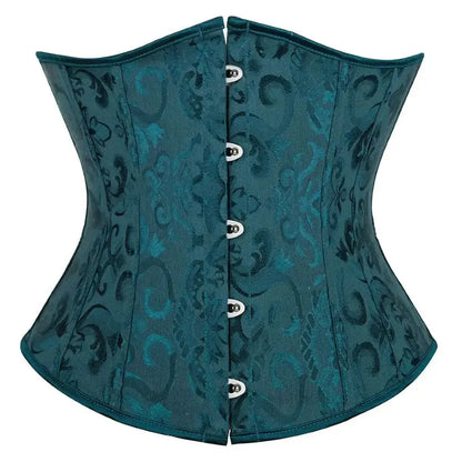 Corset Gothique Femme Jacquard-Saylana