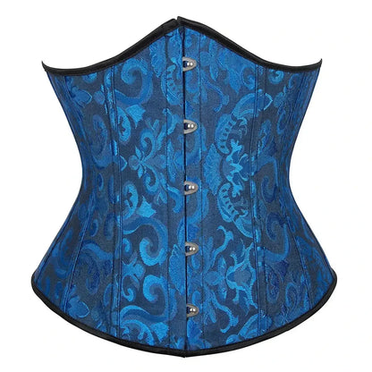 Corset Gothique Femme Jacquard-Saylana
