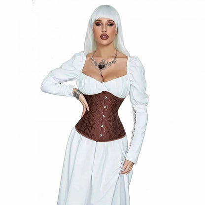 Corset Gothique Femme Jacquard - Saylana
