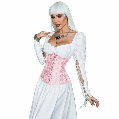 Corset Gothique Femme Jacquard - Saylana