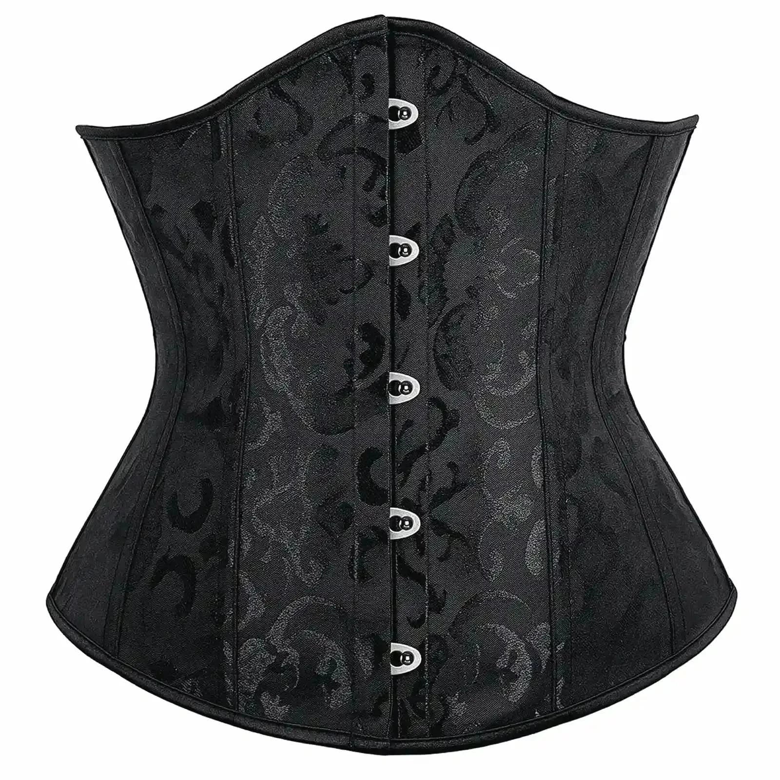 Corset Gothique Femme Jacquard - Saylana