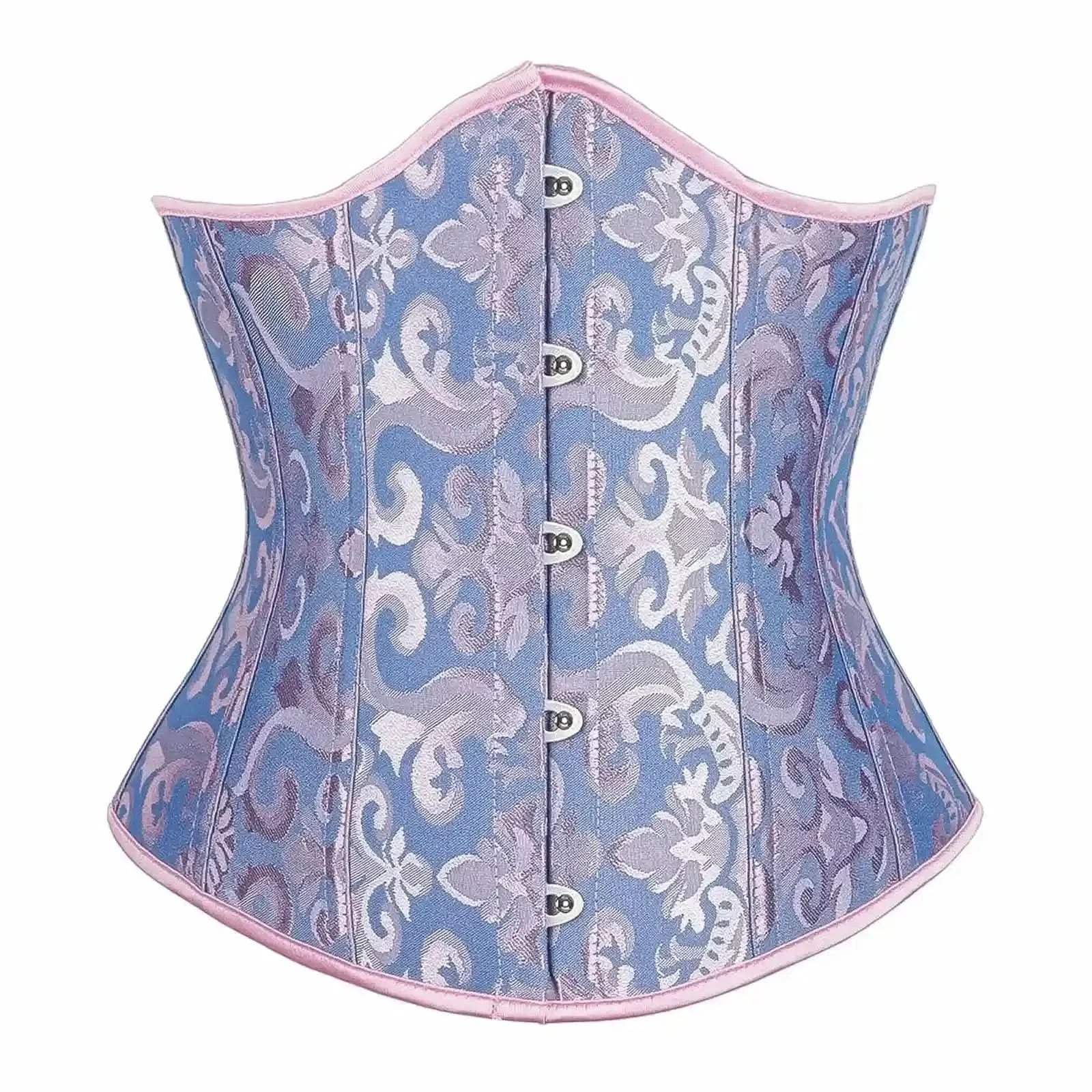 Corset Gothique Femme Jacquard - Saylana