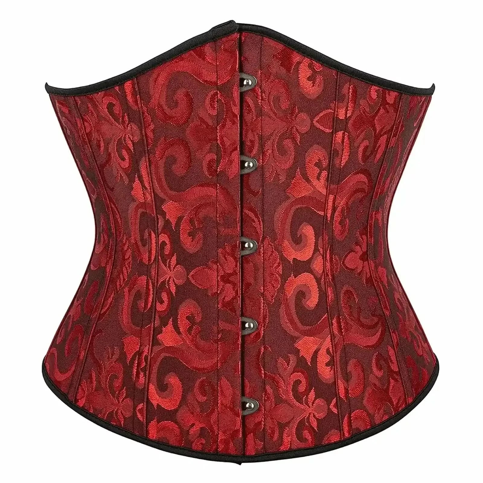 Corset Gothique Femme Jacquard - Saylana