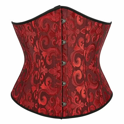 Corset Gothique Femme Jacquard - Saylana