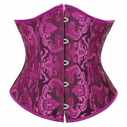 Corset Gothique Femme Jacquard - Saylana