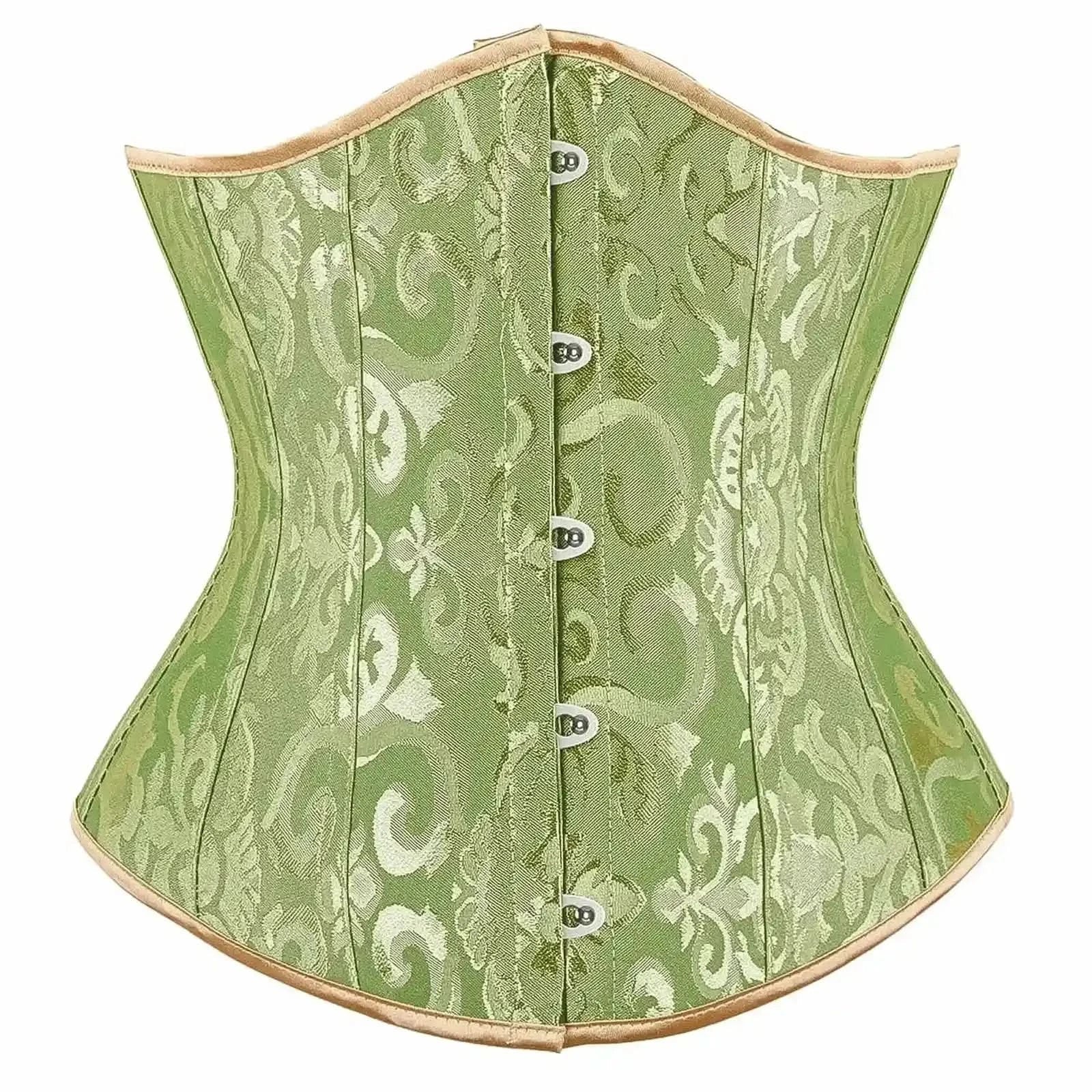 Corset Gothique Femme Jacquard - Saylana