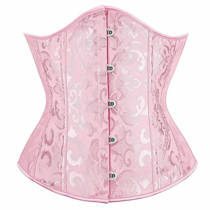 Corset Gothique Femme Jacquard - Saylana