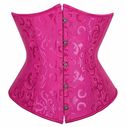 Corset Gothique Femme Jacquard - Saylana
