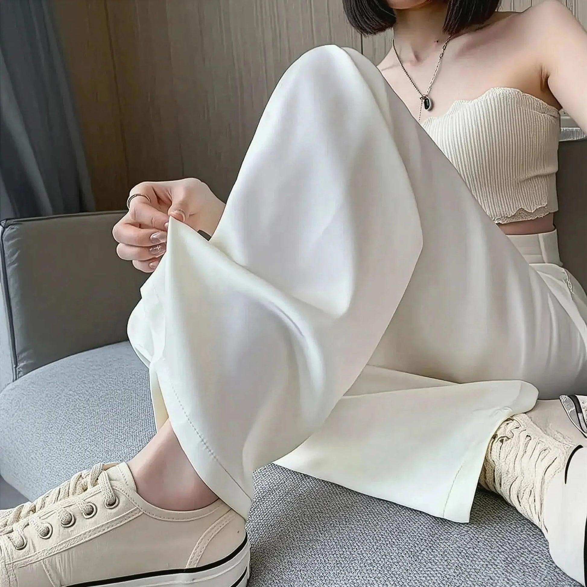 Coupe Droite Fluide Été - Saylana