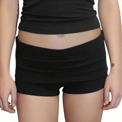 Coupe taille basse repliée pour look chill - Saylana