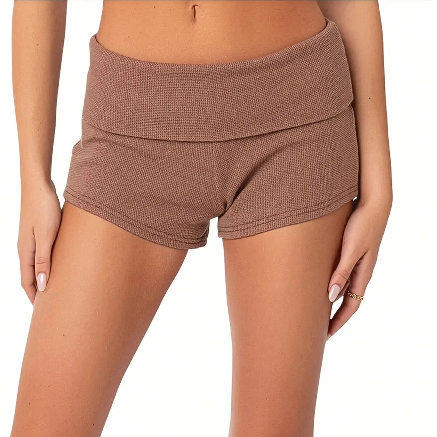 Coupe taille basse repliée pour look chill - Saylana