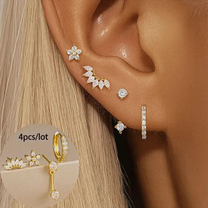 Créoles & Clous Fleur Chic - Saylana