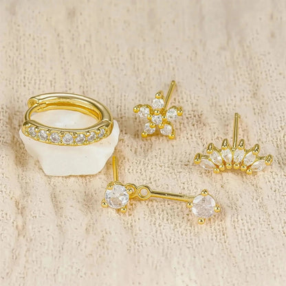 Créoles & Clous Fleur Chic - Saylana