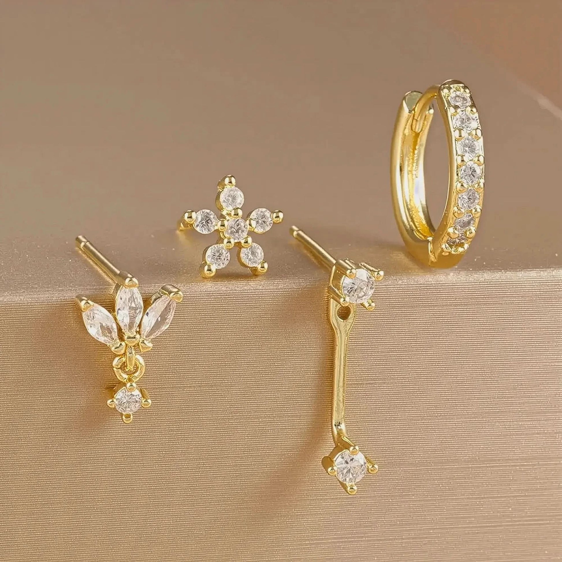 Créoles & Clous Fleur Chic - Saylana