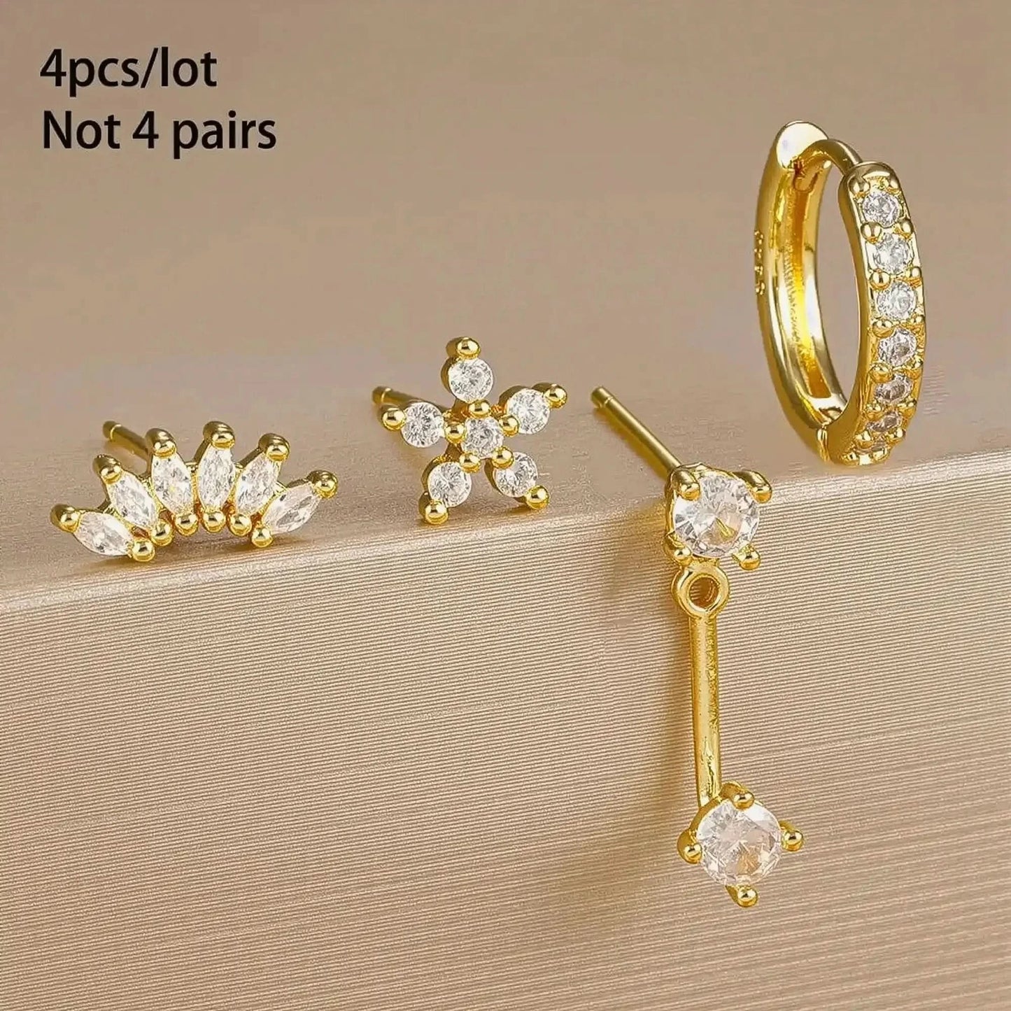 Créoles & Clous Fleur Chic - Saylana